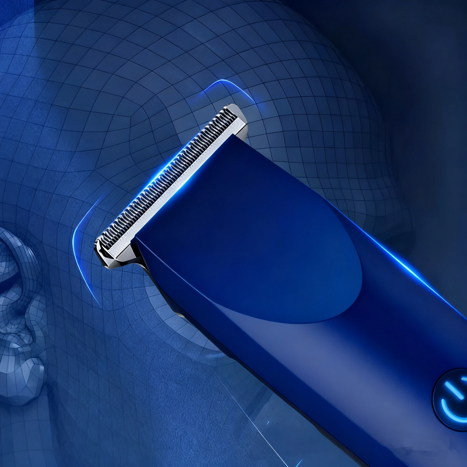 Pro Electric Hair Clippers & Beard Trimmer for Men, Rechargeable Barber Haircut Shaving Machine, Blue view 6