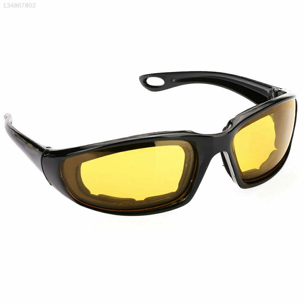 3 Pairs Motorcycle Riding Glasses, Wind Resistant Sport Goggles for Men Women, Gray/Clear/Yellow Lens Cycling Sunglasses view 4