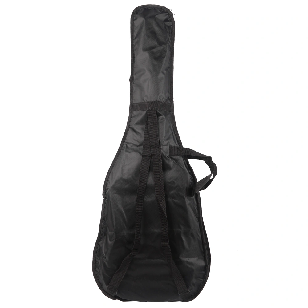 Lightning Style Electric Guitar with Power Cord/Strap/Bag/Plectrums Black & White view 3