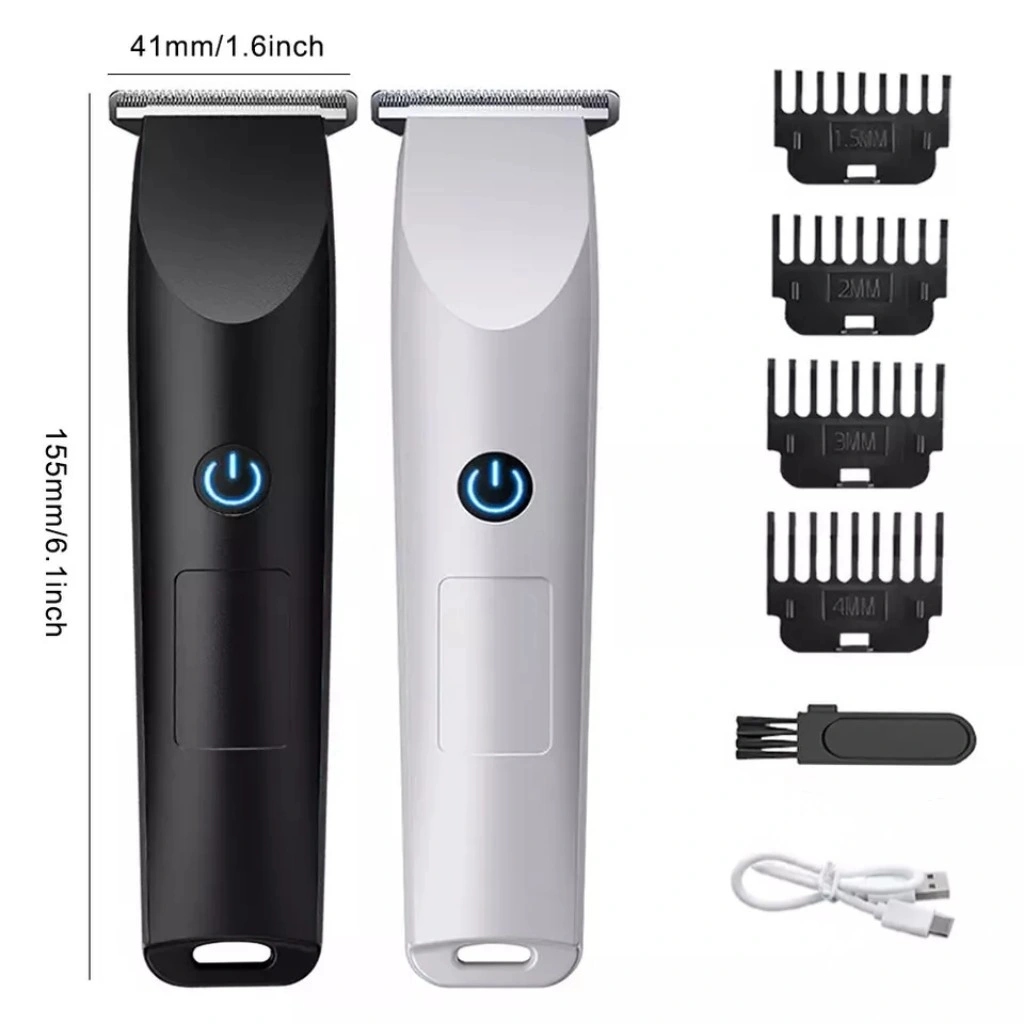 Men Pro Electric Hair Clippers & Beard Trimmer, Barber Shaving Machine Black view 3