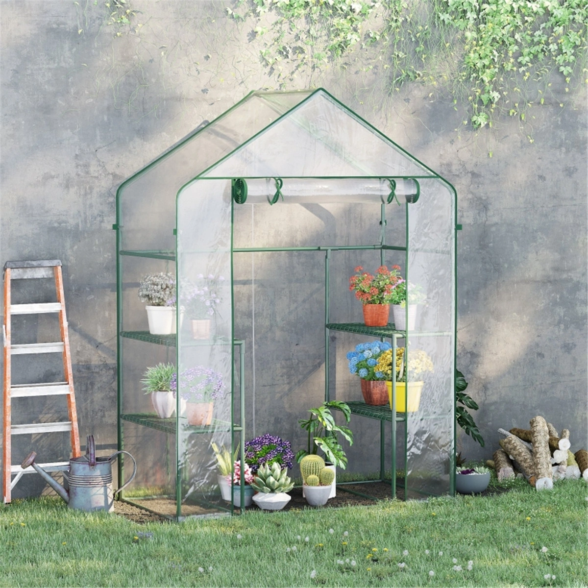 Mini Walk-in Greenhouse ( Amazon Shipping)(Prohibited by WalMart)