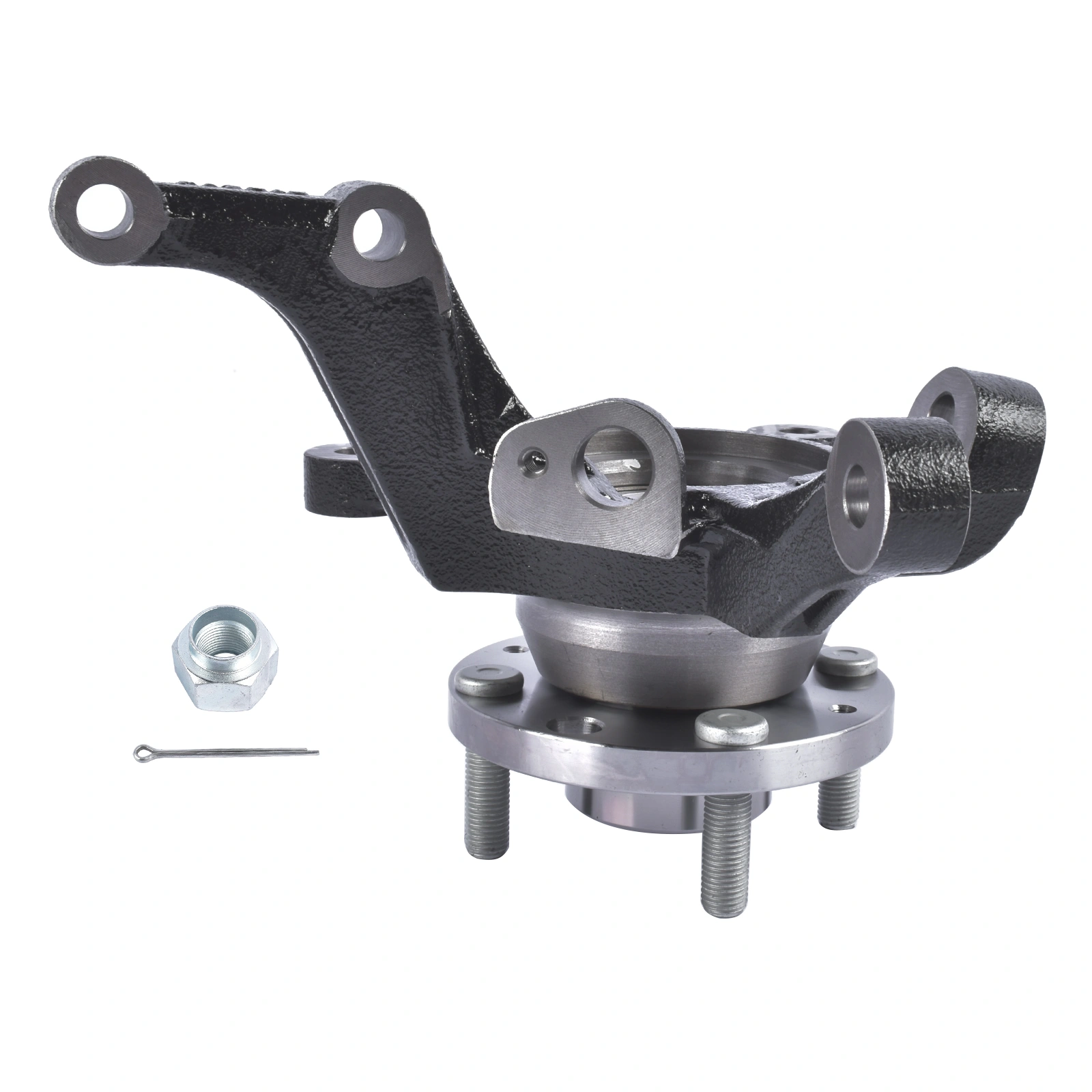Front Left Steering Knuckle & Wheel Hub Bearing Assembly for Chevy Aveo Aveo5 Pontiac G3 L4 1.6L OEM 96535190 view 2