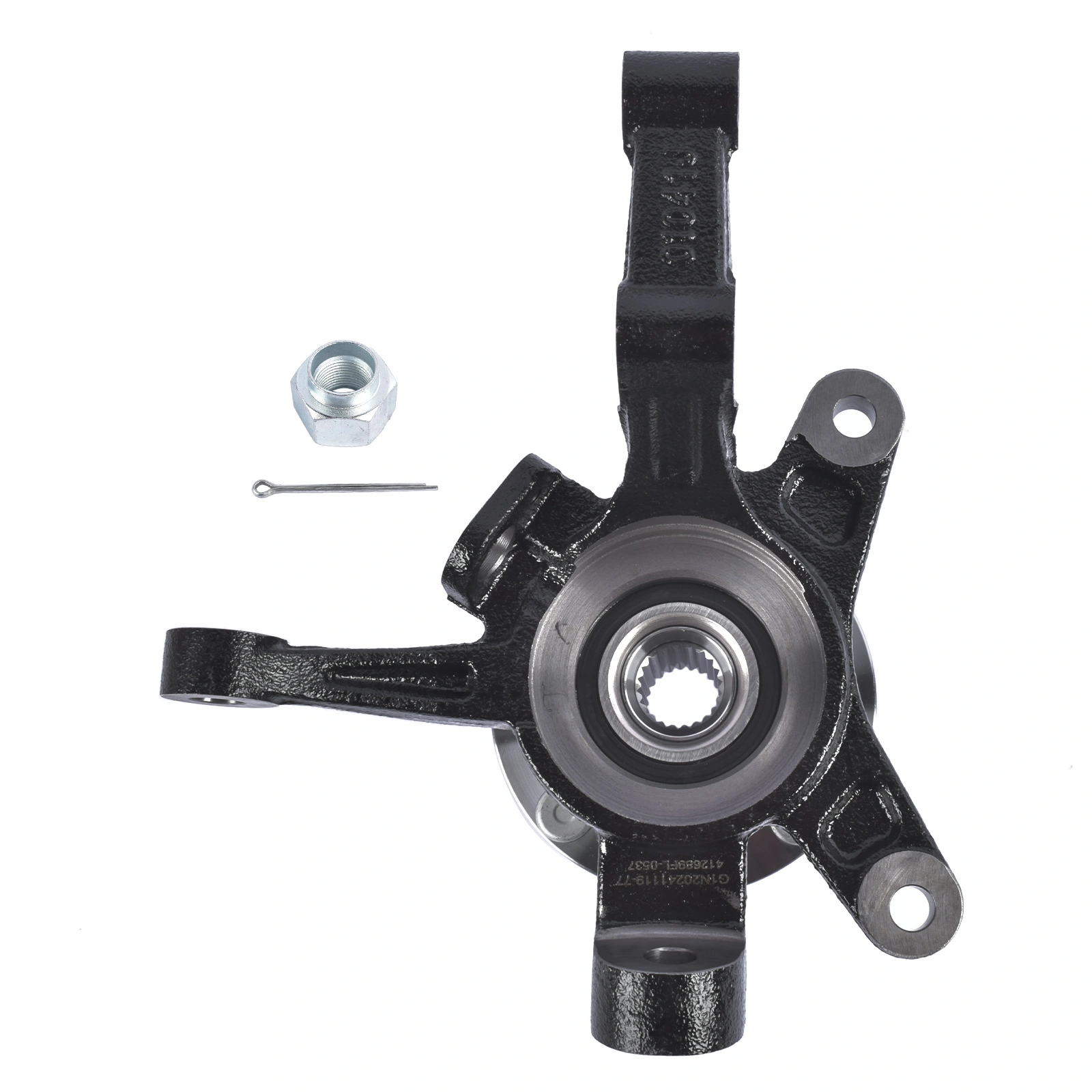 Front Left Steering Knuckle & Wheel Hub Bearing Assembly for Chevy Aveo Aveo5 Pontiac G3 L4 1.6L OEM 96535190 view 3