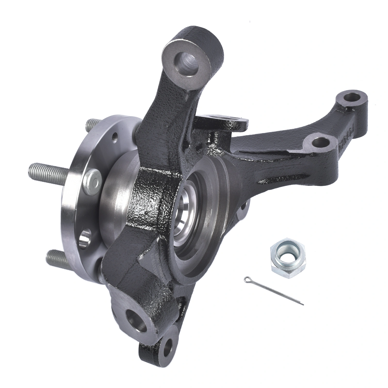Front Left Steering Knuckle & Wheel Hub Bearing Assembly for Chevy Aveo Aveo5 Pontiac G3 L4 1.6L OEM 96535190 view 4