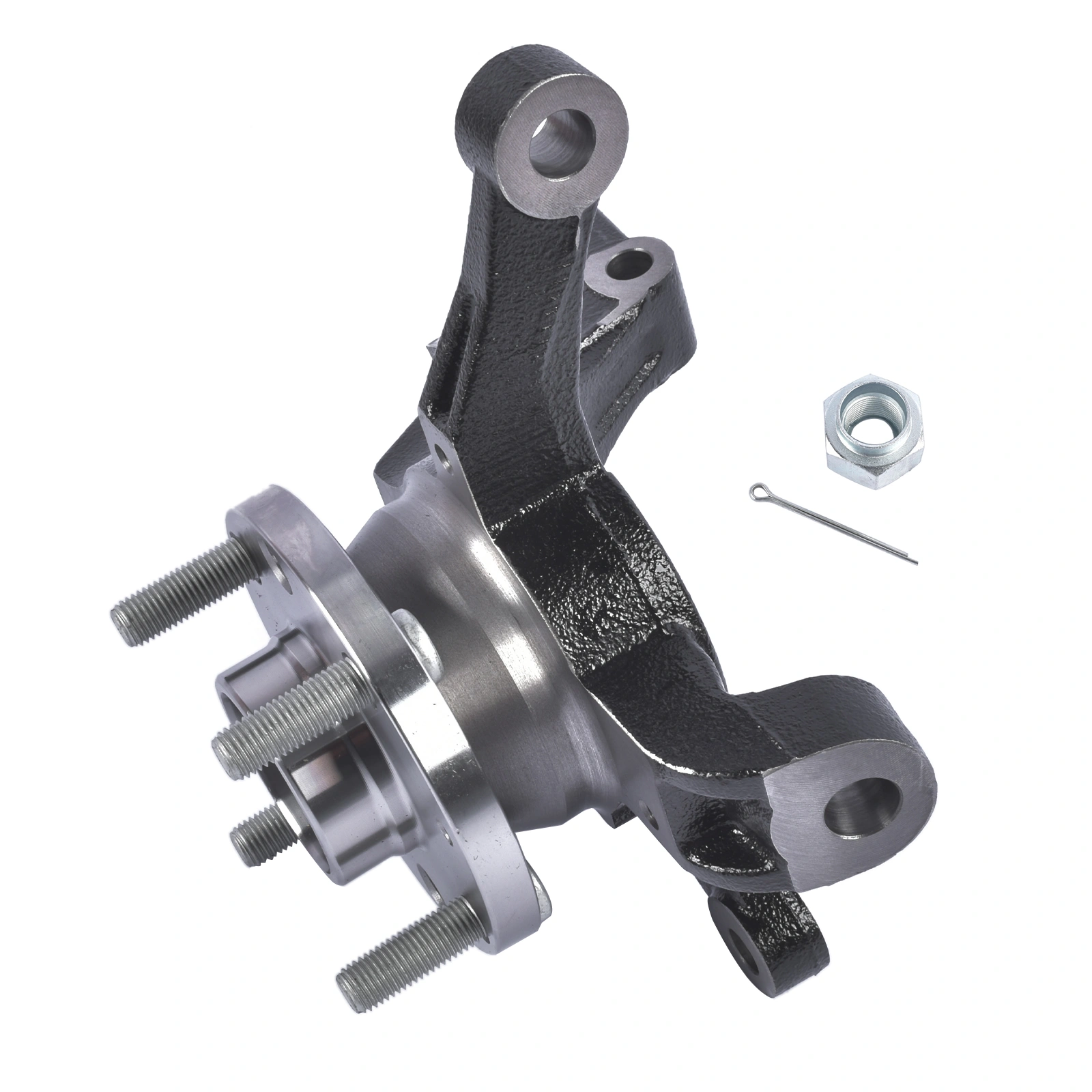 Front Left Steering Knuckle & Wheel Hub Bearing Assembly for Chevy Aveo Aveo5 Pontiac G3 L4 1.6L OEM 96535190 view 5