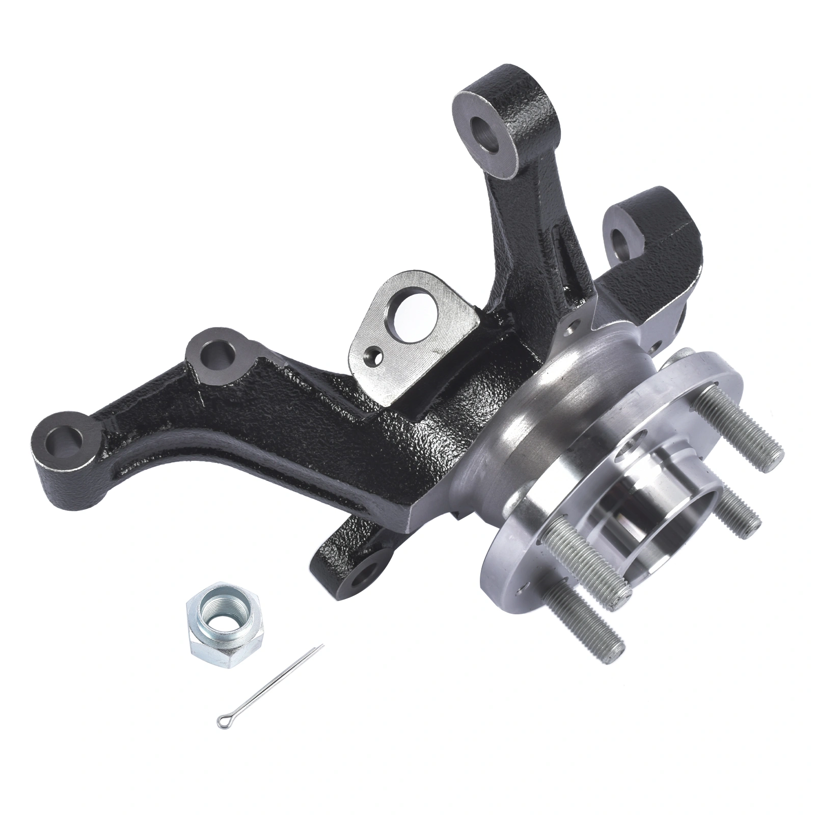 Front Left Steering Knuckle & Wheel Hub Bearing Assembly for Chevy Aveo Aveo5 Pontiac G3 L4 1.6L OEM 96535190 view 6