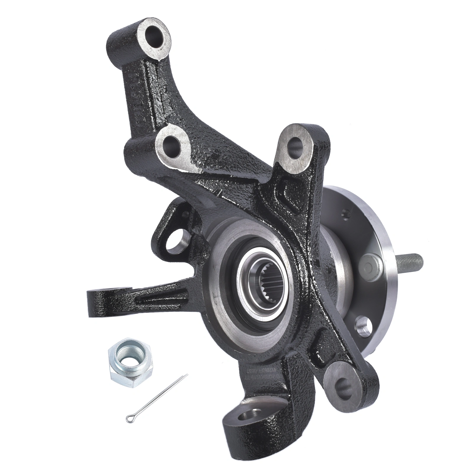 Front Left Steering Knuckle & Wheel Hub Bearing Assembly for Chevy Aveo Aveo5 Pontiac G3 L4 1.6L OEM 96535190 view 7