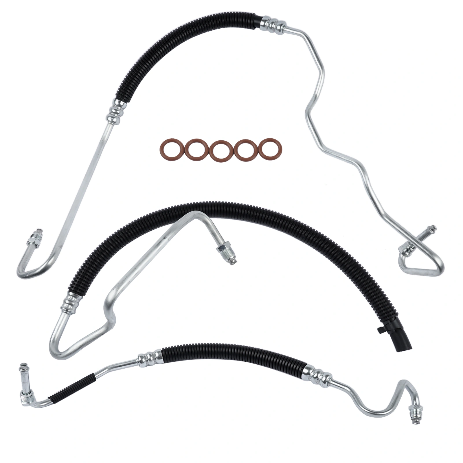 3 Pcs Power Steering Hose Set for Chevy Silverado GMC Sierra 2500HD 3500 6.6L V8 Turbo Diesel 2001-2006 15062625 15295841 15066553