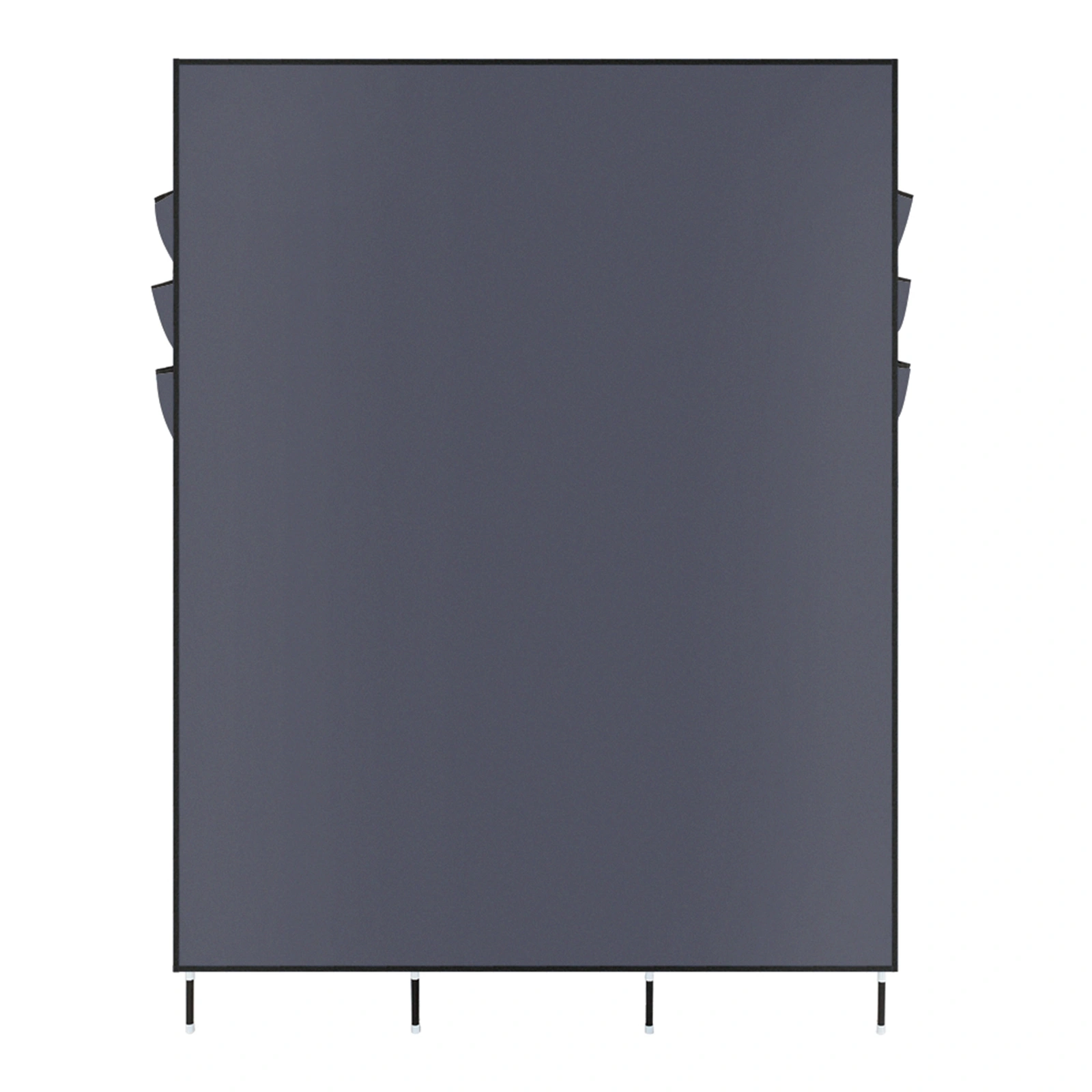 69" High-leg Non-woven Fabric Assembled Cloth Wardrobe Gray view 20