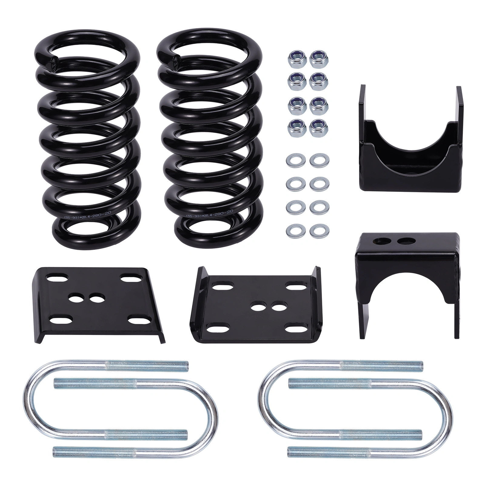 3" Front 5" Rear Drop Lowering Springs Flip Kit for Chevy C10 GMC C15 1973-1987