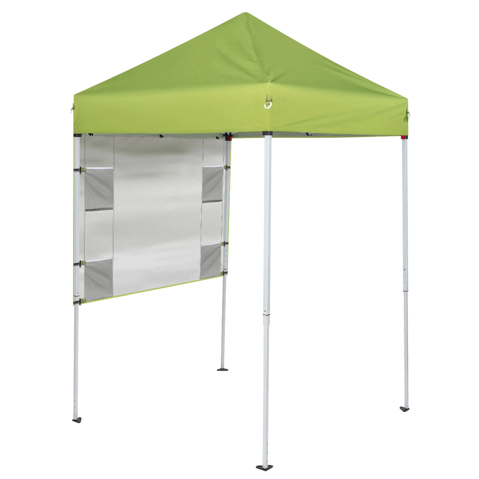 5x5FT Outdoor Canopy Gazebo with 1 Green Sidewall Party Tent Shelter