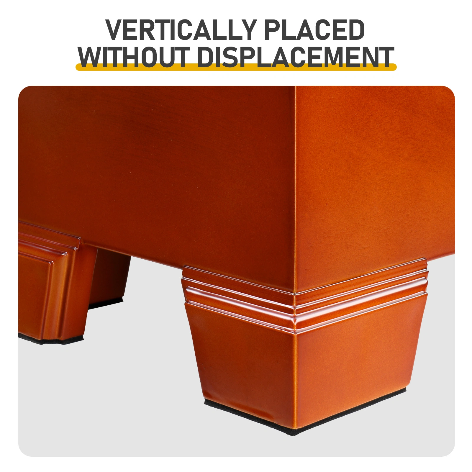 4/4 Natural reddish-brown cello base with foam protective layer view 17