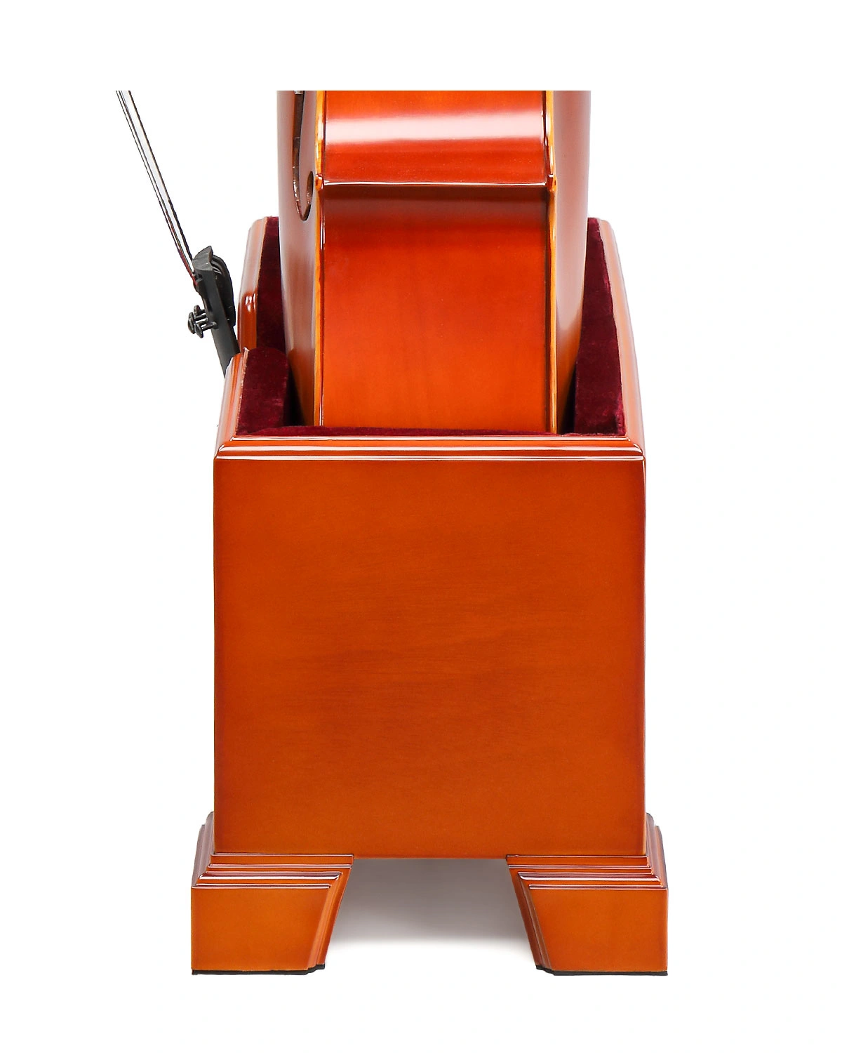 4/4 Natural reddish-brown cello base with foam protective layer view 9
