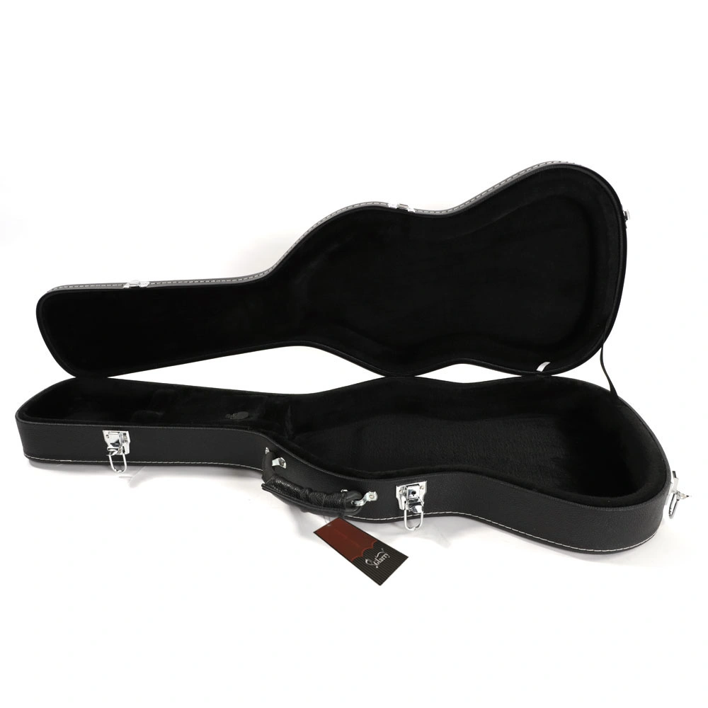 ST High Grade Electric Guitar Hard Case Microgroove Flat Surface Black
