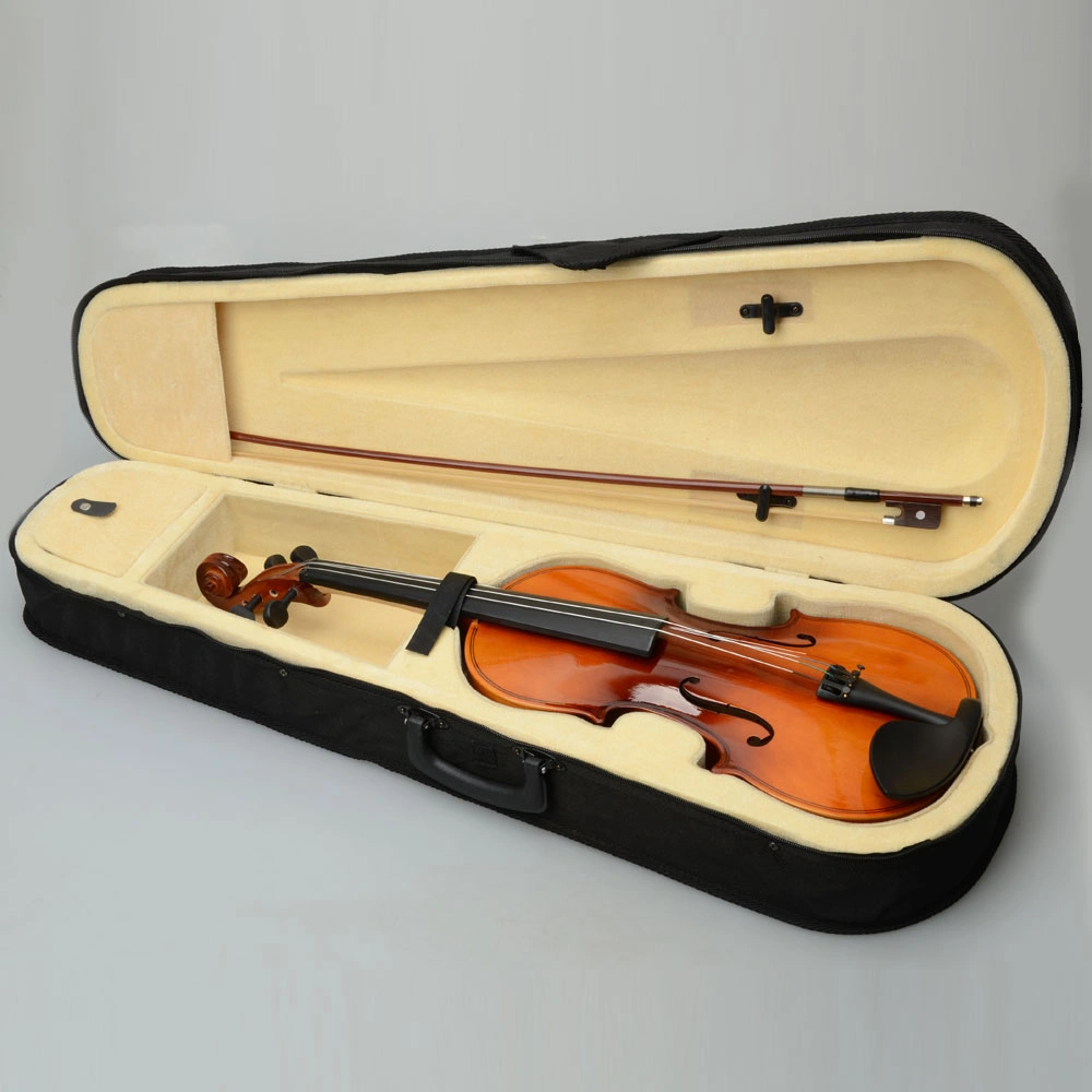 16" Acoustic Viola Hard Case, Brown Rugged Bow Rosin Storage Guitar Case view 9