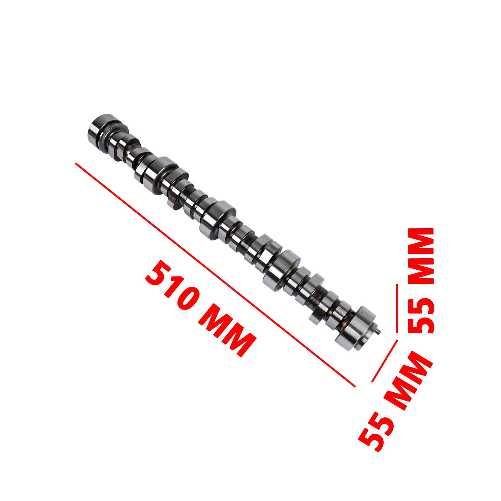 1 Piece Gray Performance Camshaft Fits Chevy LS LS1 Engines, 0.595" Lift 296° Duration, Stage 3 E-1841-P view 5