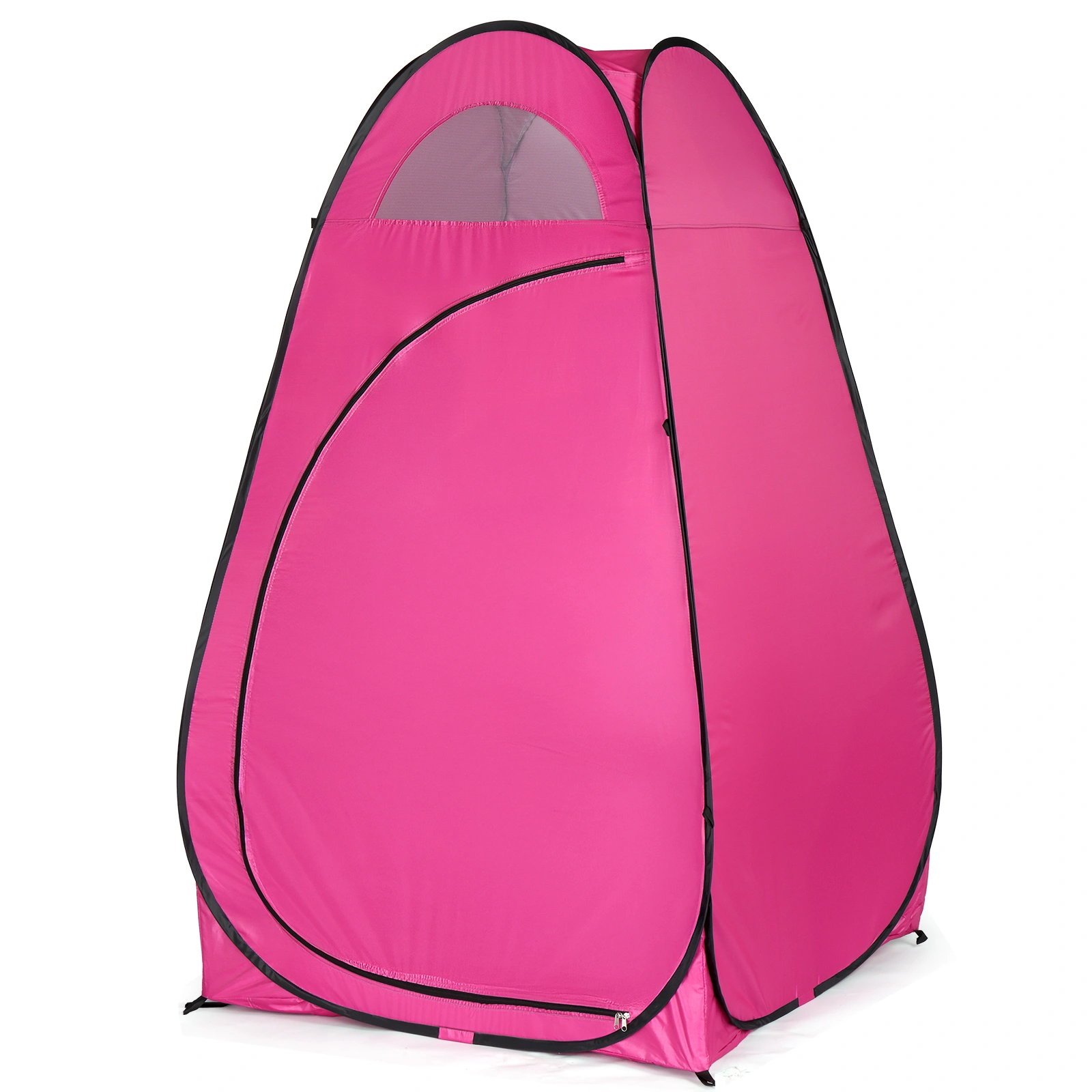 Portable Outdoor Pop-up Toilet Dressing Fitting Room Privacy Shelter Tent Pink view 8